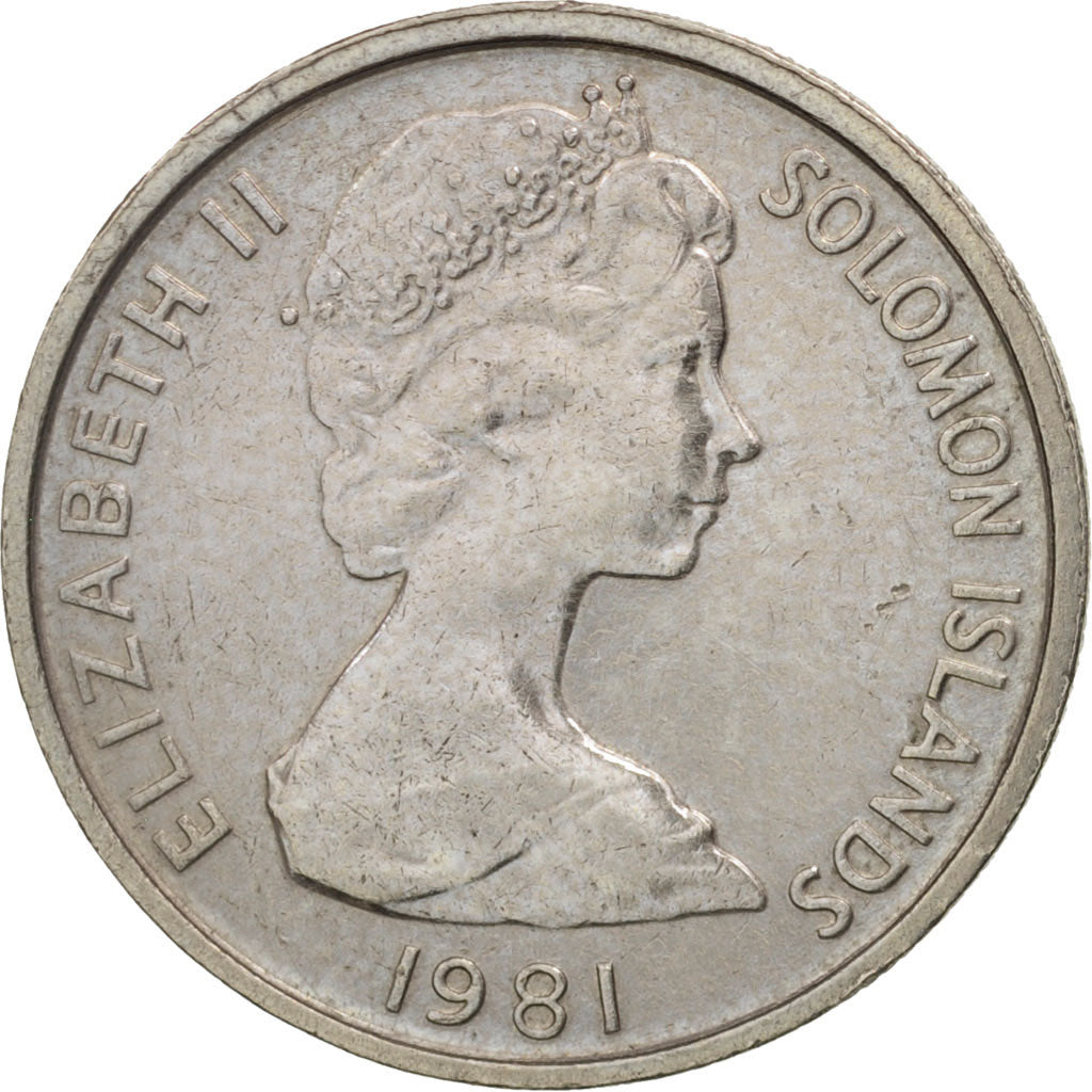 Solomon Islands, 5 Cents, 1981, AU(50-53), Copper-nickel, KM:3