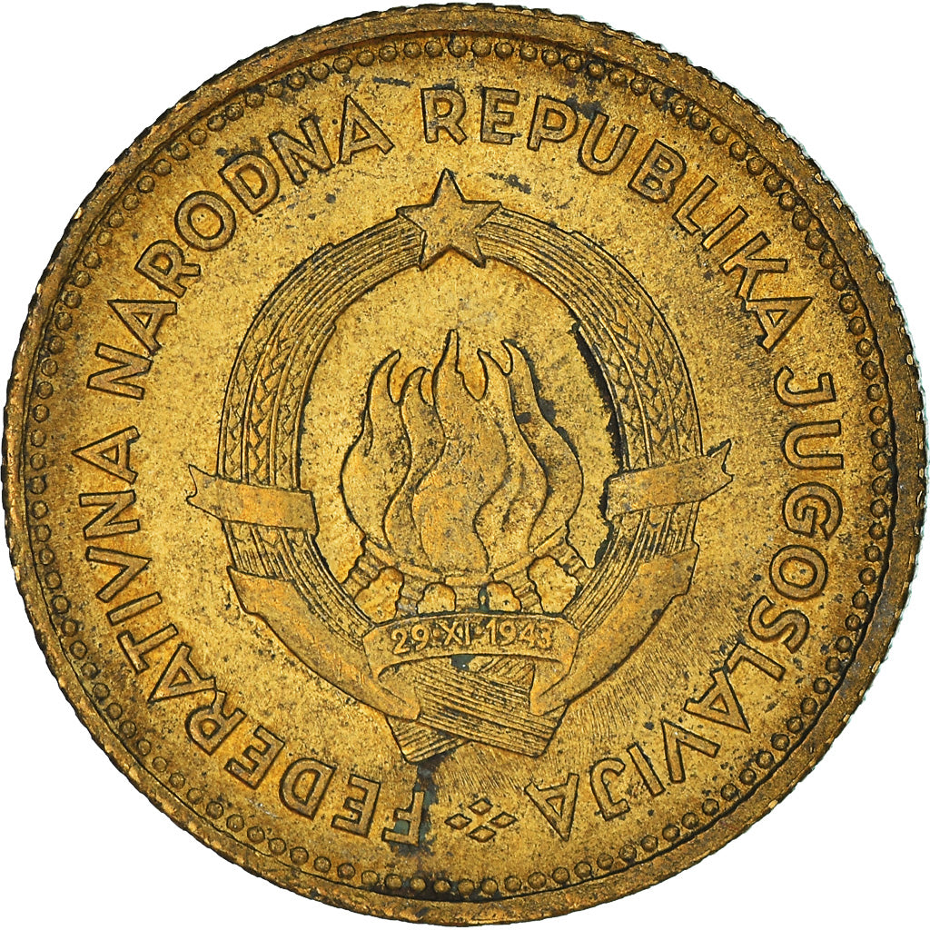 Moneta, Iugoslavia, 10 Dinara, 1955