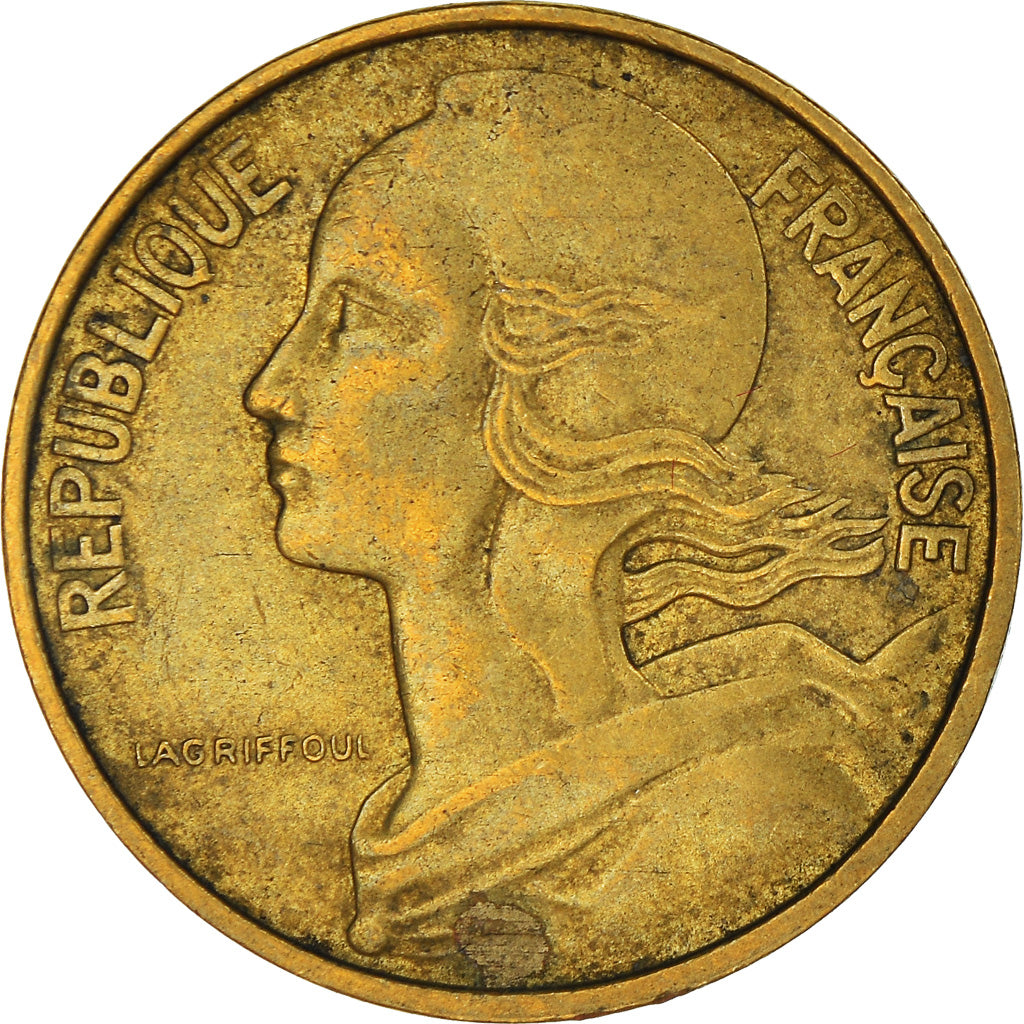 Coin, France, 10 Centimes, 1963