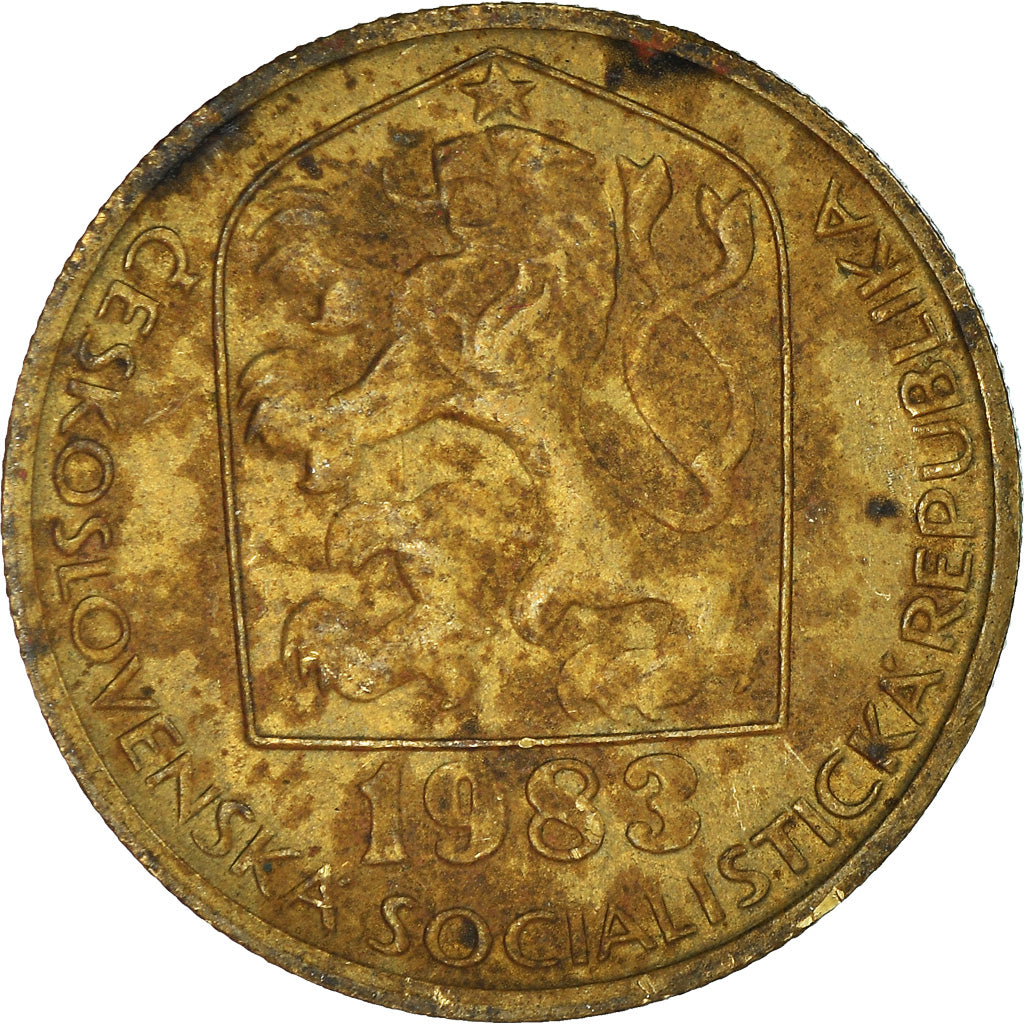Coin, Czechoslovakia, 20 Haleru, 1983