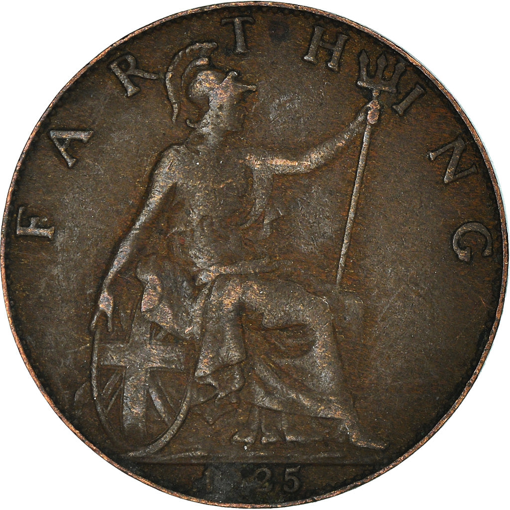Munten, Groot Bretagne, Farthing, 1925