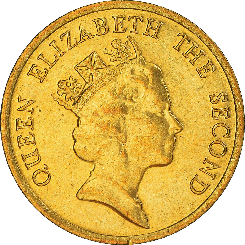 Coin, Hong Kong, 10 Cents, 1989