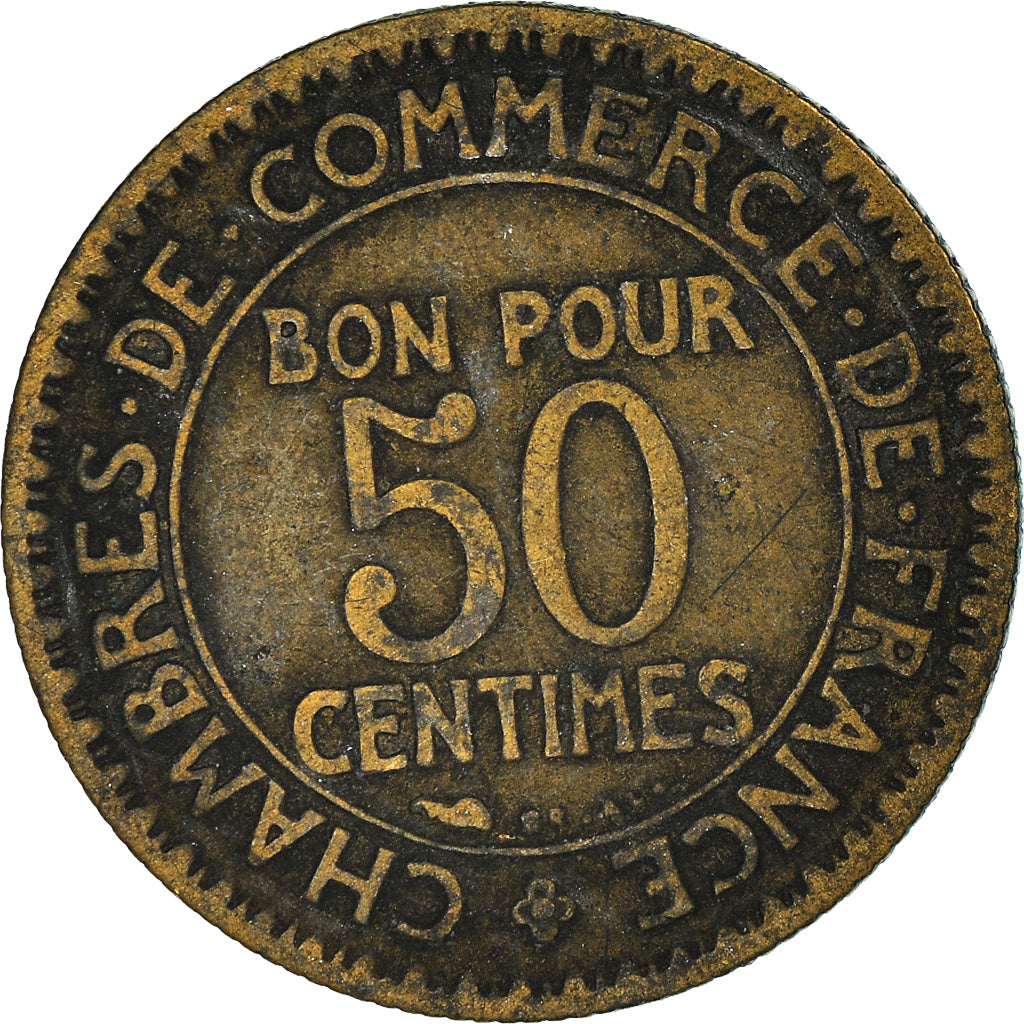 Monnaie, France, 50 Centimes, 1924