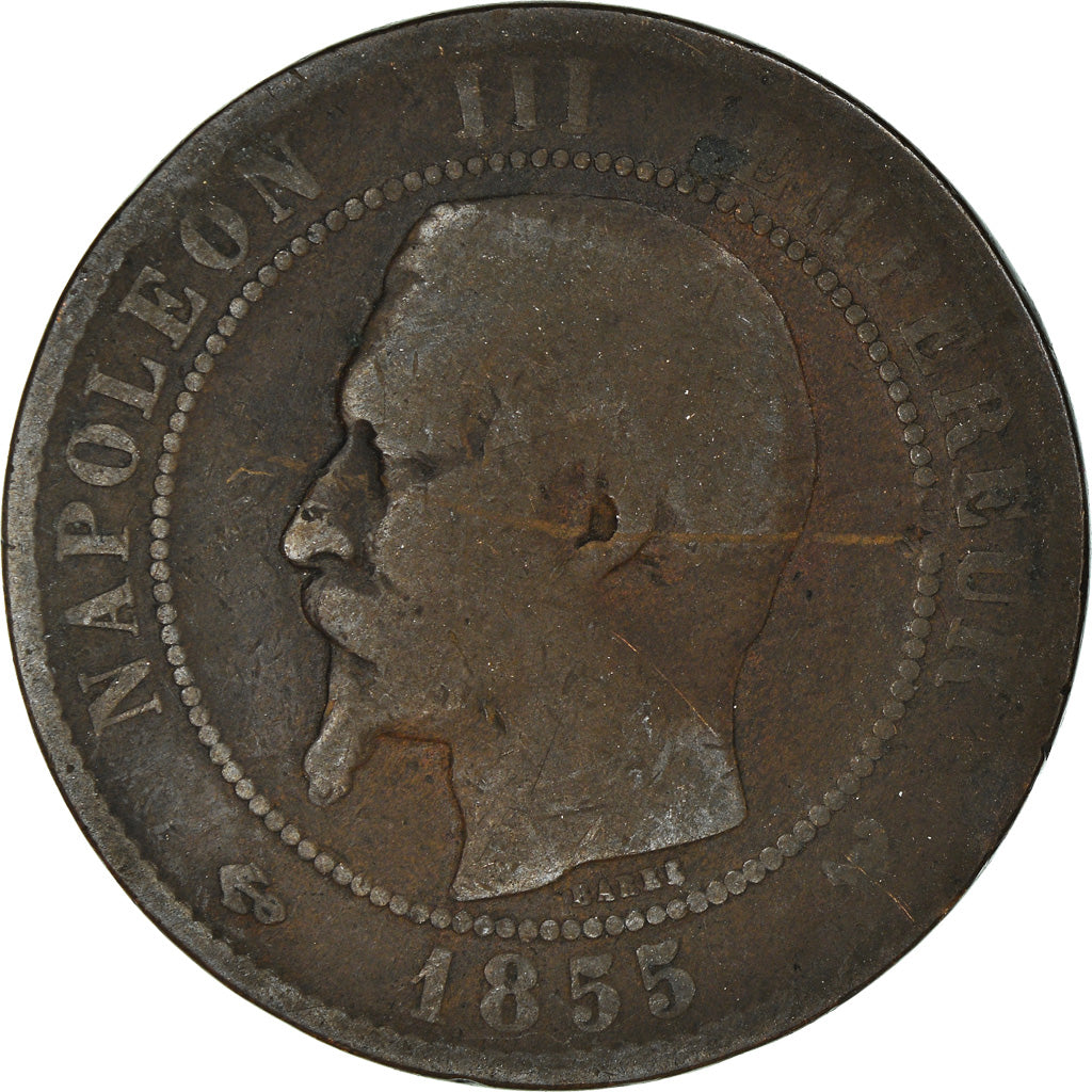 Moneda, Francia, 10 Centimes, 1855
