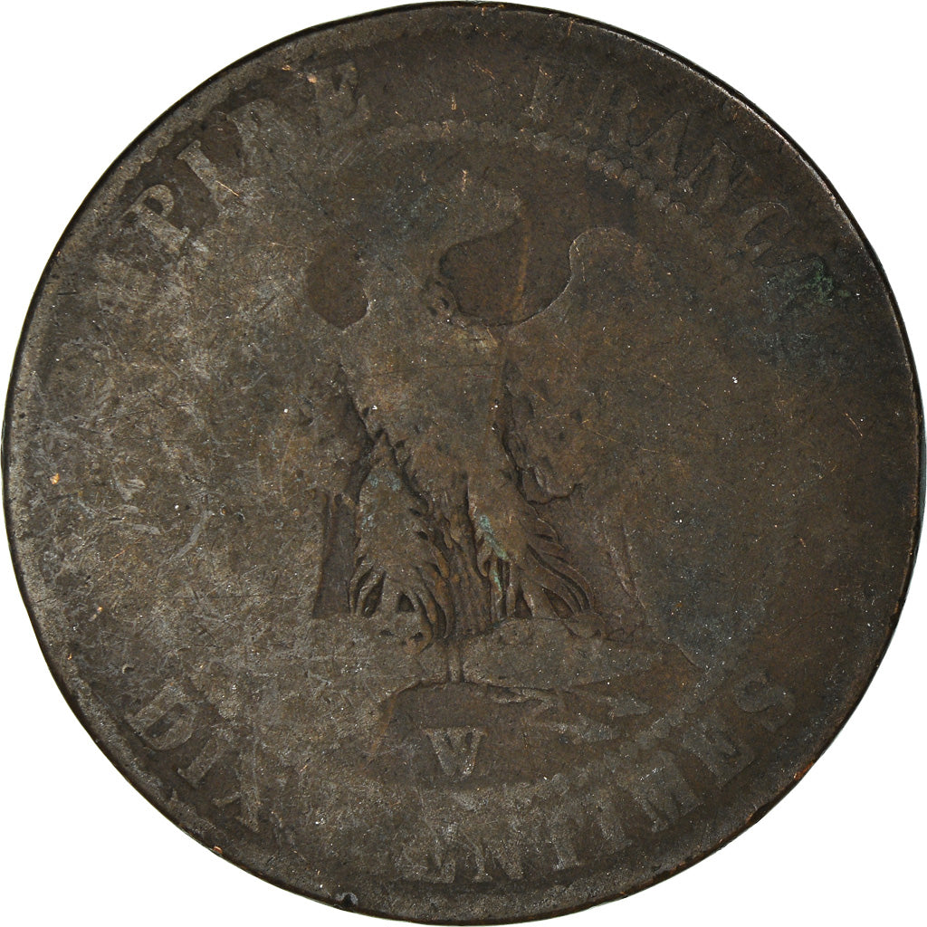 Moneda, Francia, 10 Centimes, 1855