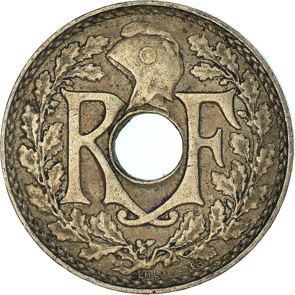 Münze, Frankreich, 5 Centimes, 1937