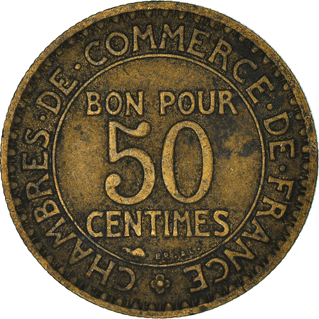 Münze, Frankreich, 50 Centimes, 1923