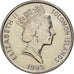 Coin, Solomon Islands, Elizabeth II, 20 Cents, 1993, AU(50-53), Nickel plated