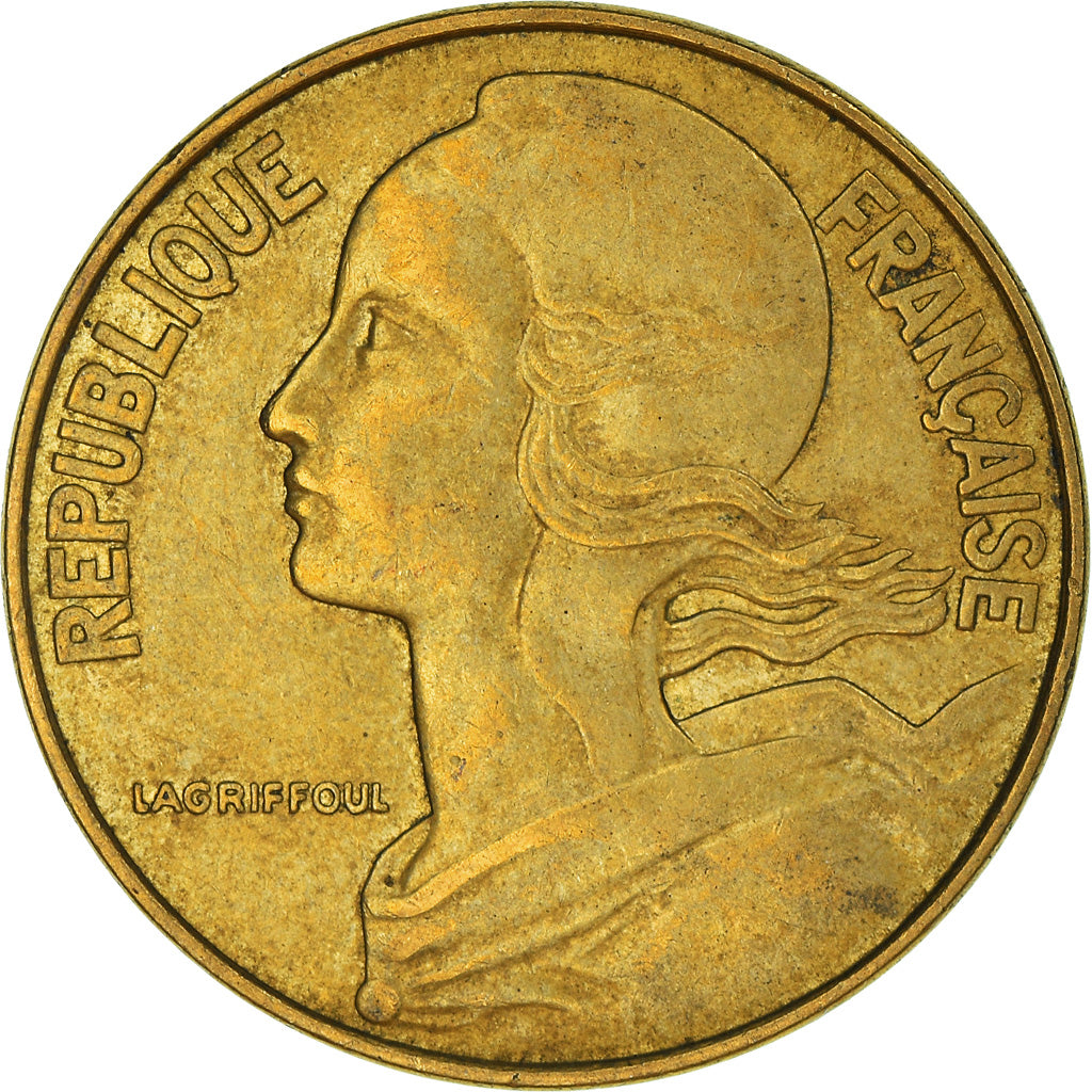 Moneda, Francia, 20 Centimes, 1969