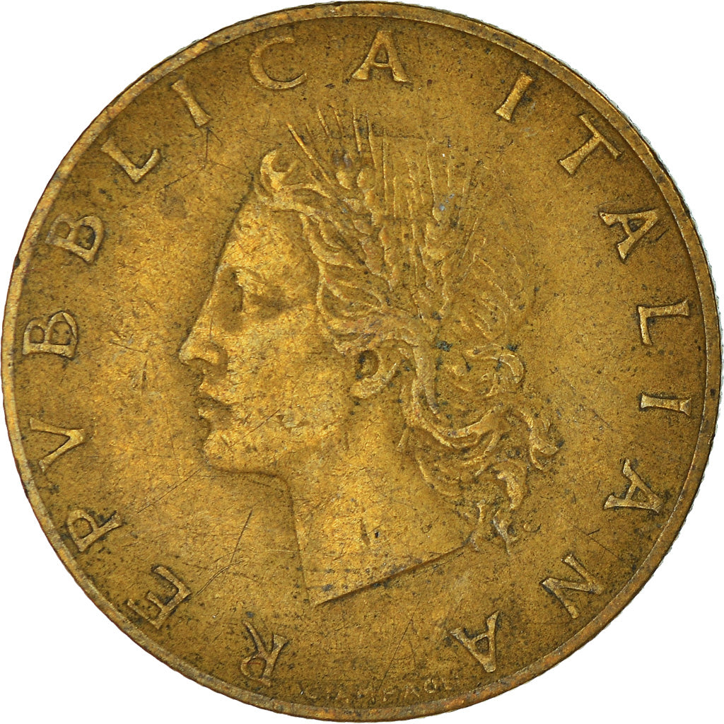 Coin, Italy, 20 Lire, 1958