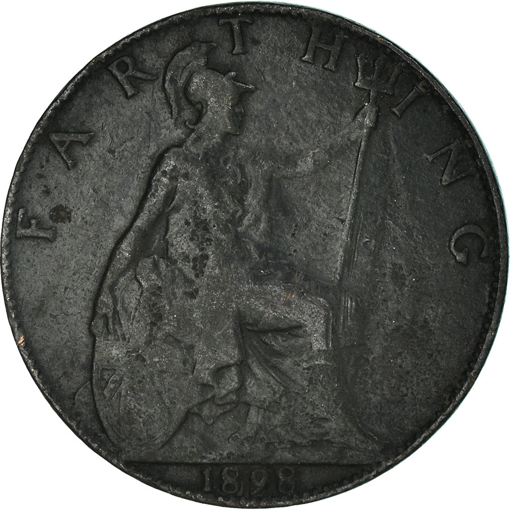 Moeda, Grã-Bretanha, Farthing, 1898