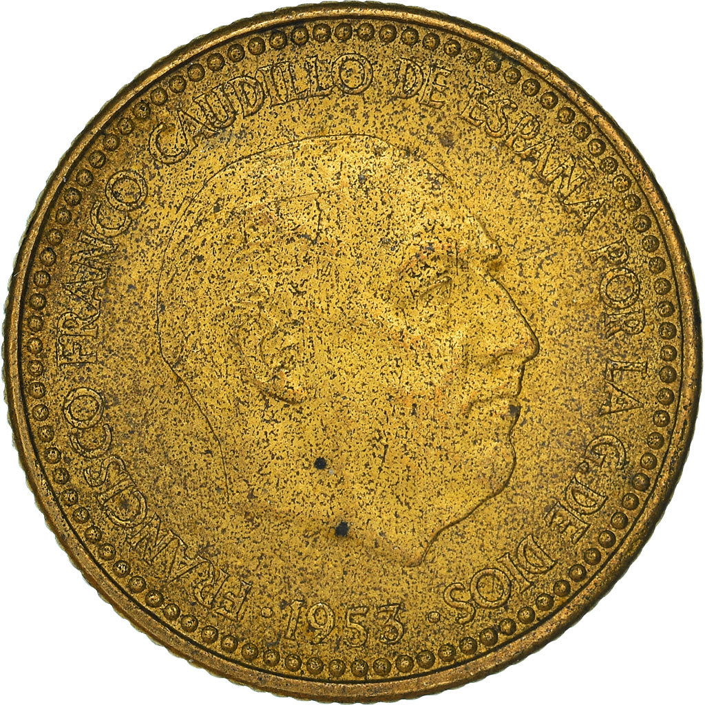 Coin, Spain, Peseta, 1954