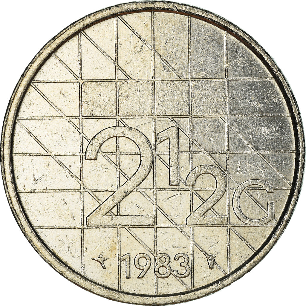 Munten, Nederland, 2-1/2 Gulden, 1983