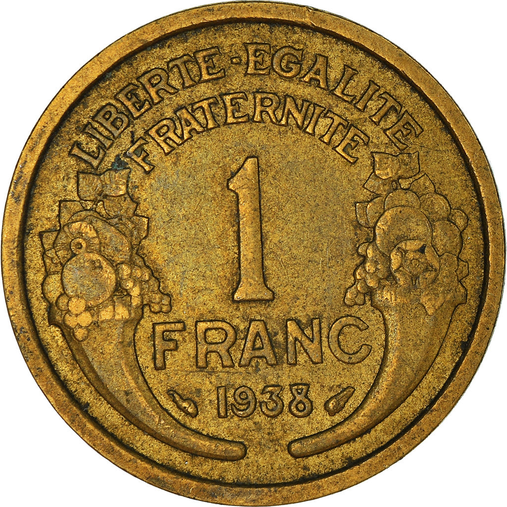 Monnaie, France, Franc, 1938
