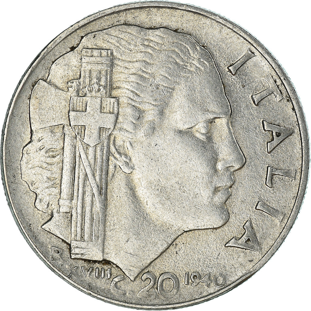 Moneta, Italia, 20 Centesimi, 1940