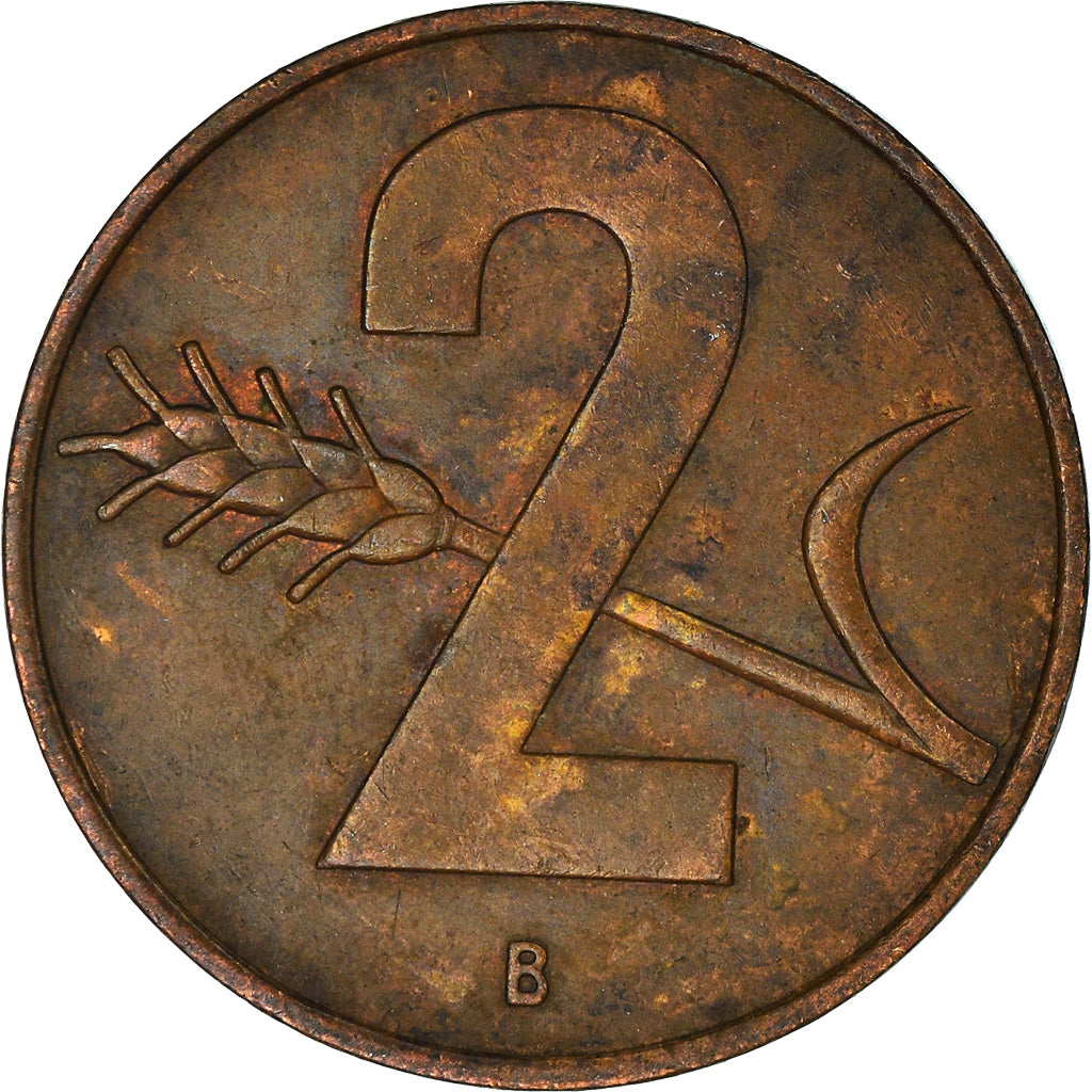 Monnaie, Suisse, 2 Rappen, 1963