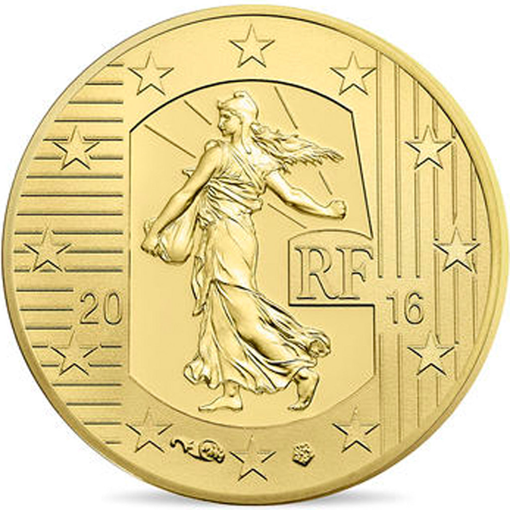 Coin, France, Monnaie de Paris, 10 Euro, Semeuse, Le Teston, 2016, MS(65-70)