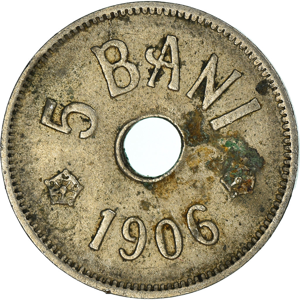 Moneta, Rumunia, 5 Bani, 1906