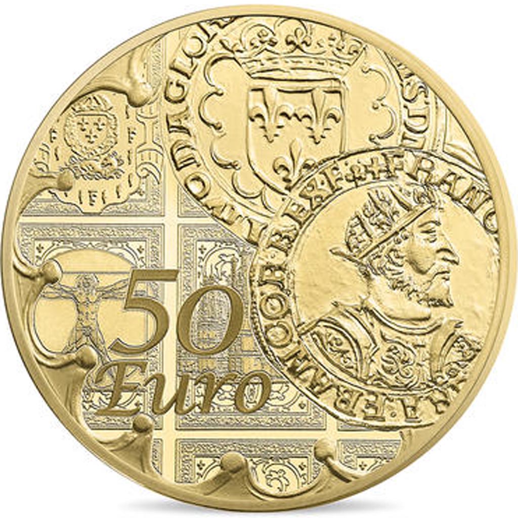 Moneta, Francia, Monnaie de Paris, 50 Euro, Semeuse, Le Teston, 2016, FDC, Oro