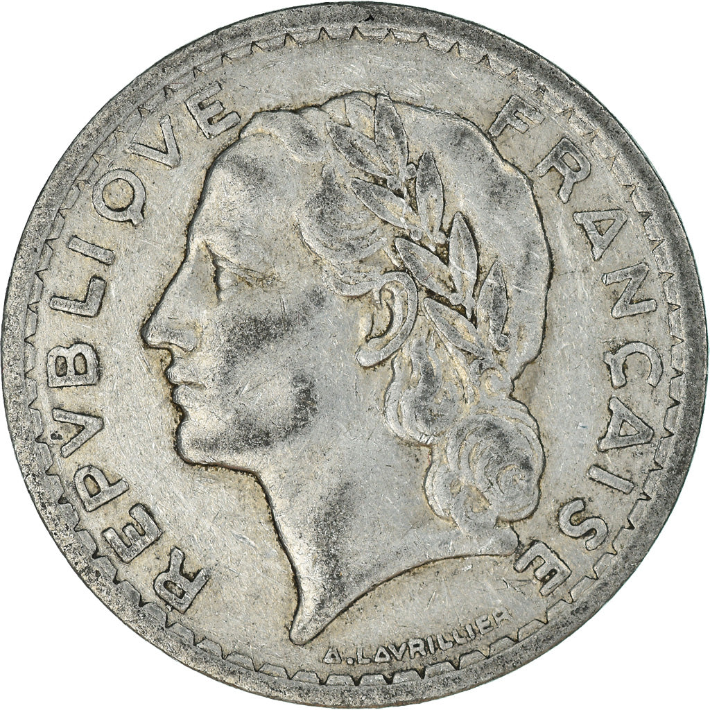 Moneta, Francja, 5 Francs, 1945