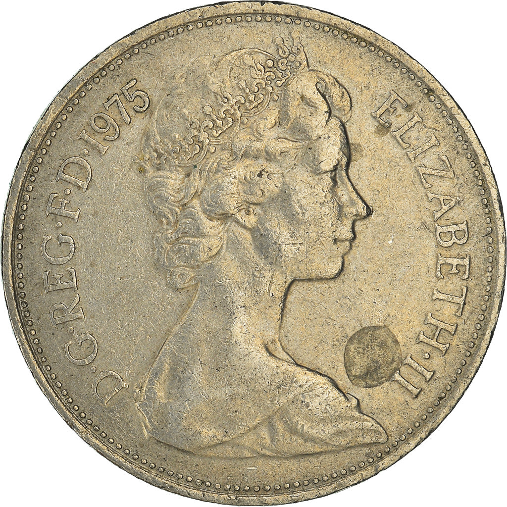 Monnaie, Grande-Bretagne, 10 New Pence, 1975