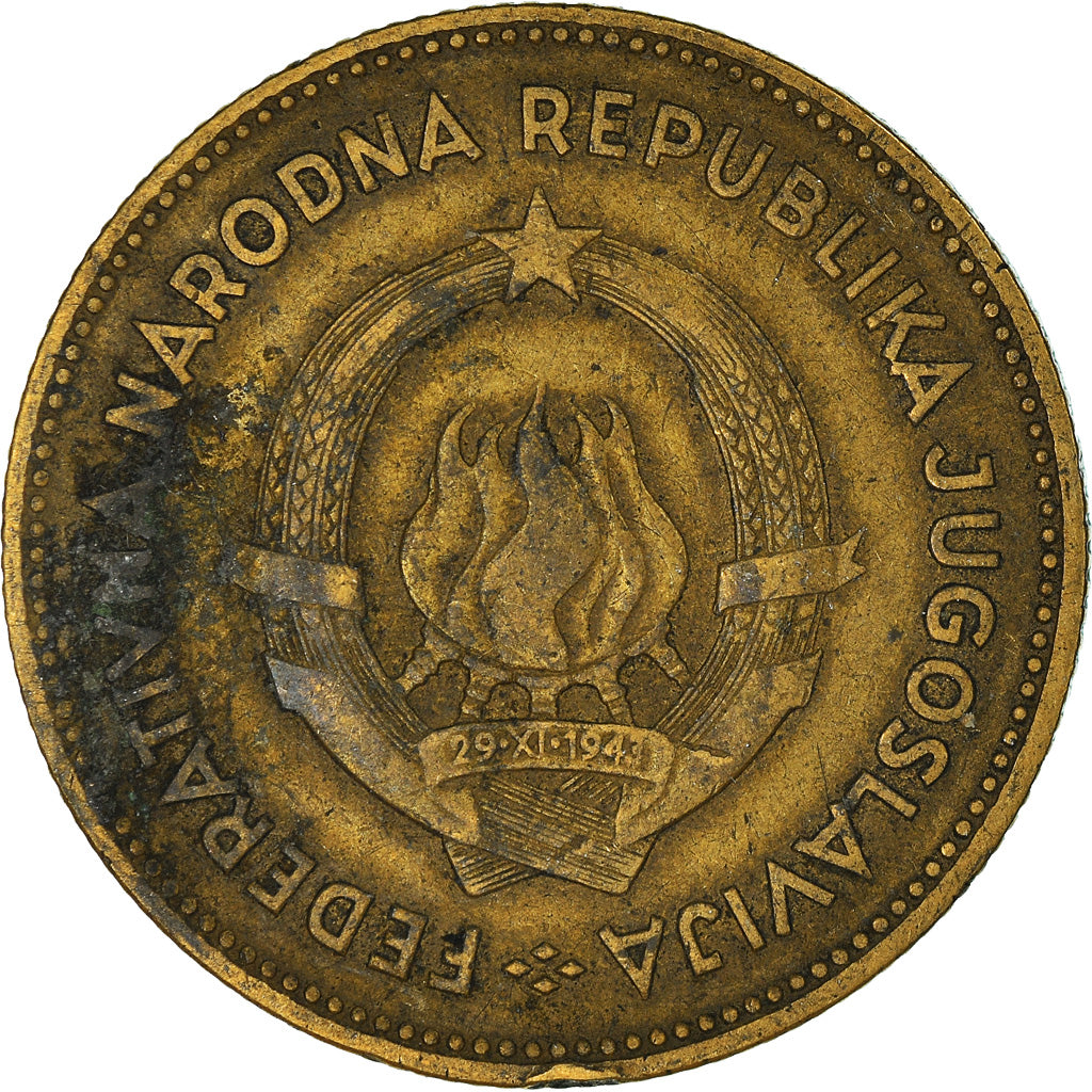 Münze, Jugoslawien, 50 Dinara, 1955