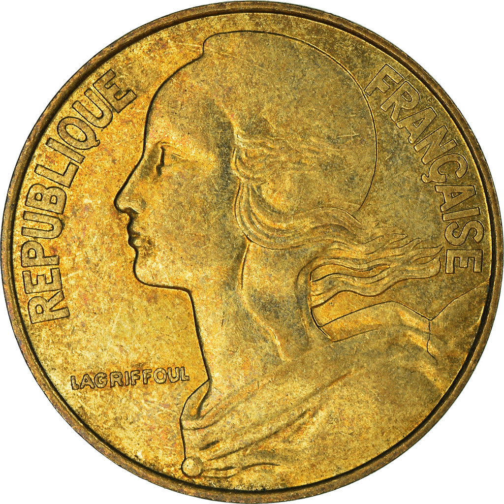 Moneda, Francia, 20 Centimes, 1993