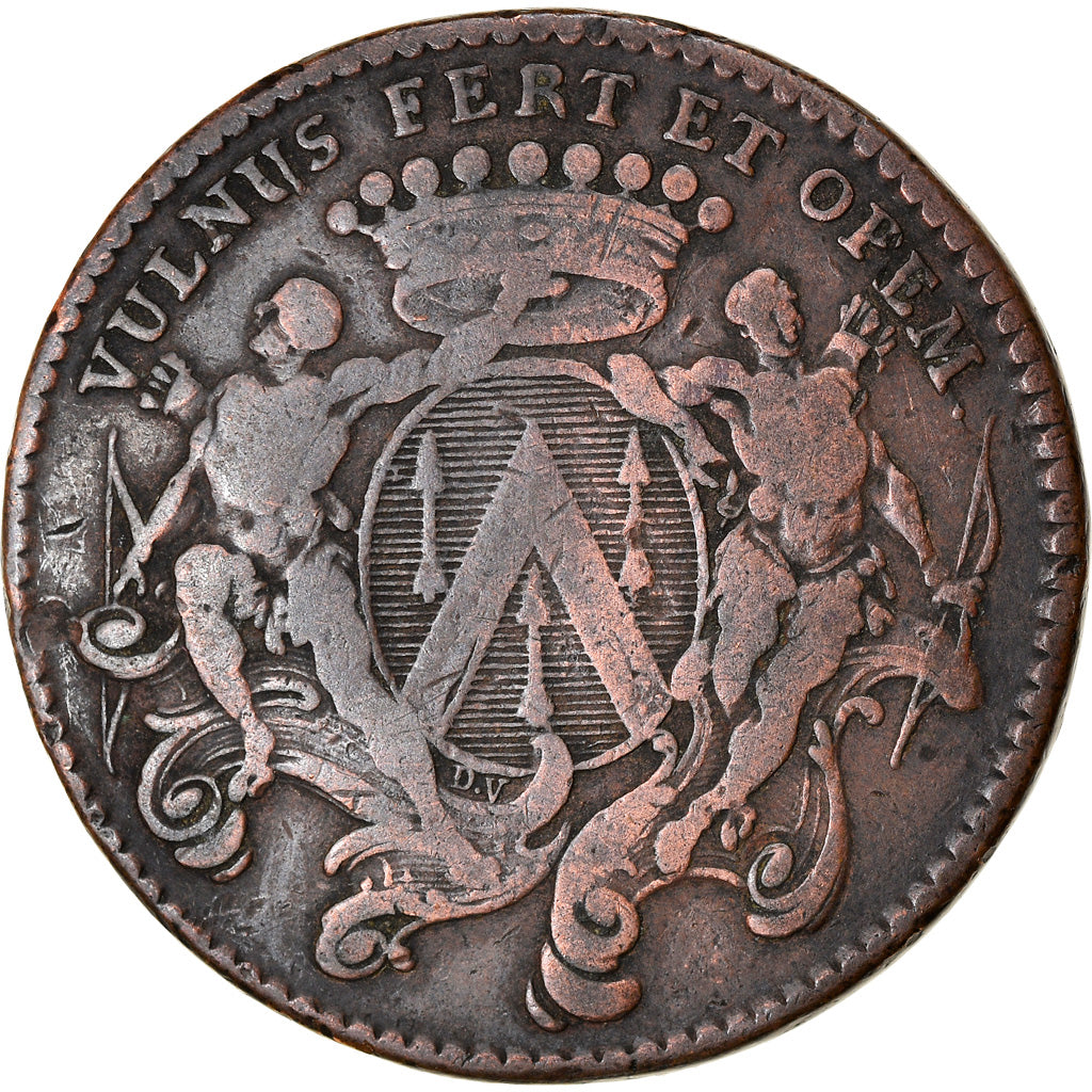 France, Token, Royal, Maires de Dijon, Jean-Pierre Burteur, History, 1736