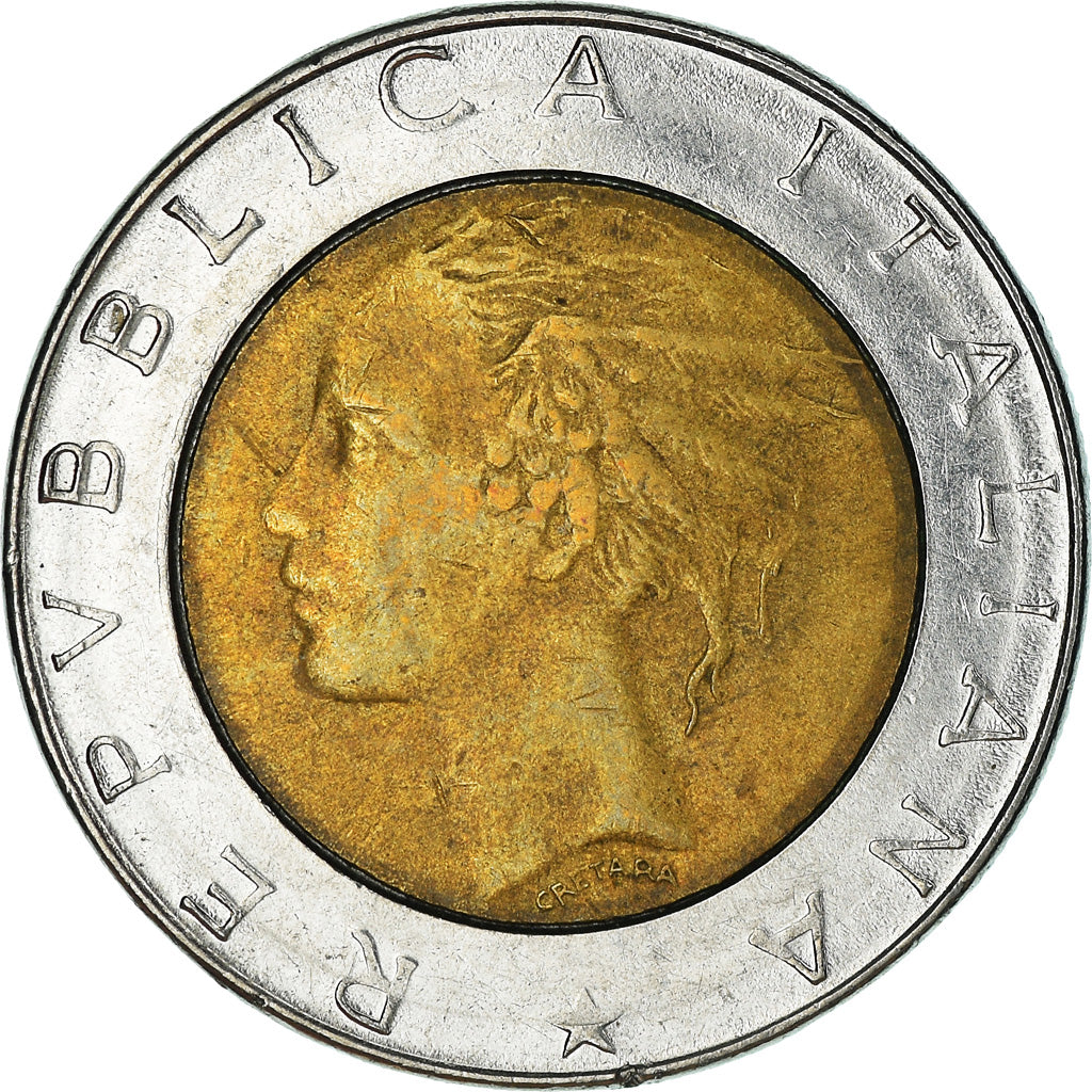 Moneda, Italia, 500 Lire, 1987