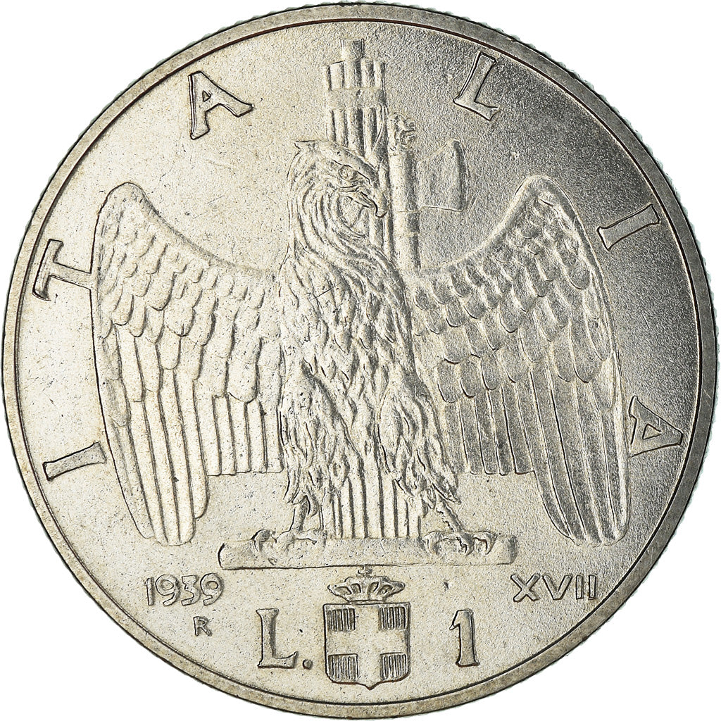 Moneda, Italia, Lira, 1939