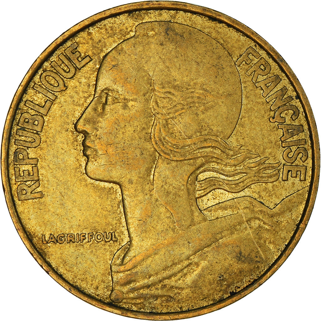 Munten, Frankrijk, 20 Centimes, 1976