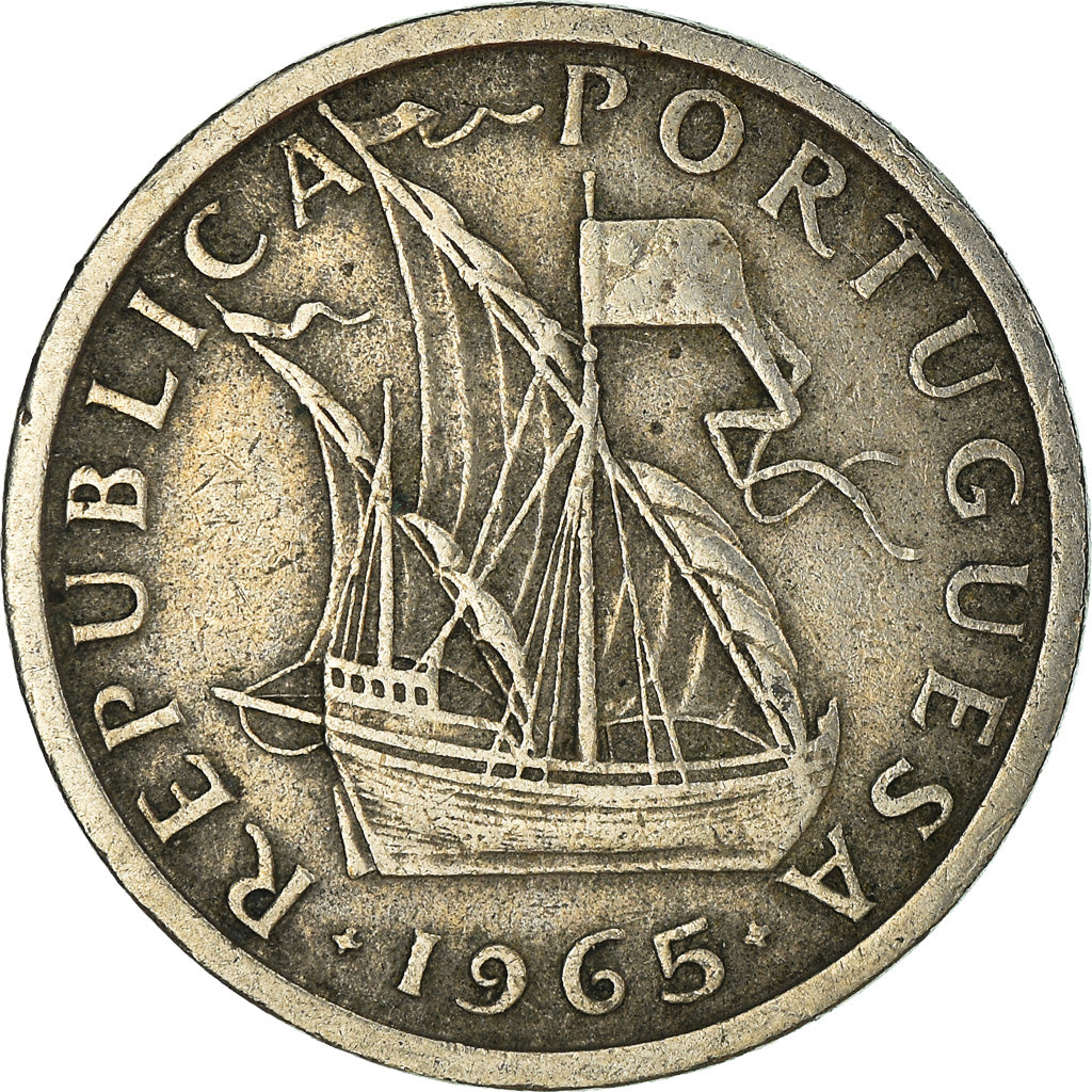 Moneta, Portogallo, 5 Escudos, 1965