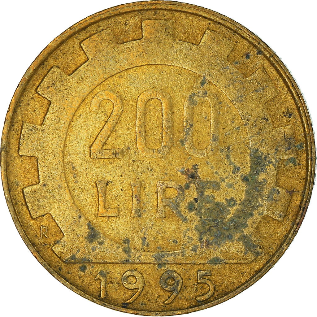 Monnaie, Italie, 200 Lire, 1995