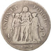 France, Union et Force, 5 Francs, AN 7, Paris, TB, Argent, KM:639.1, Gadoury:563