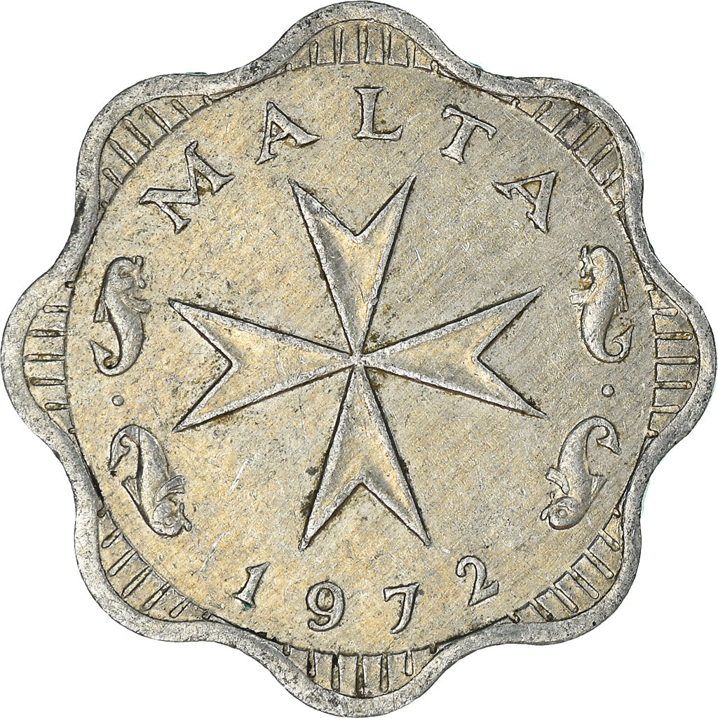 Moneta, Malta, 2 Mils, 1972