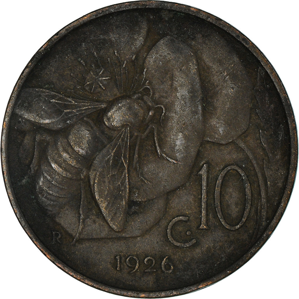 Moneda, Italia, 10 Centesimi, 1926