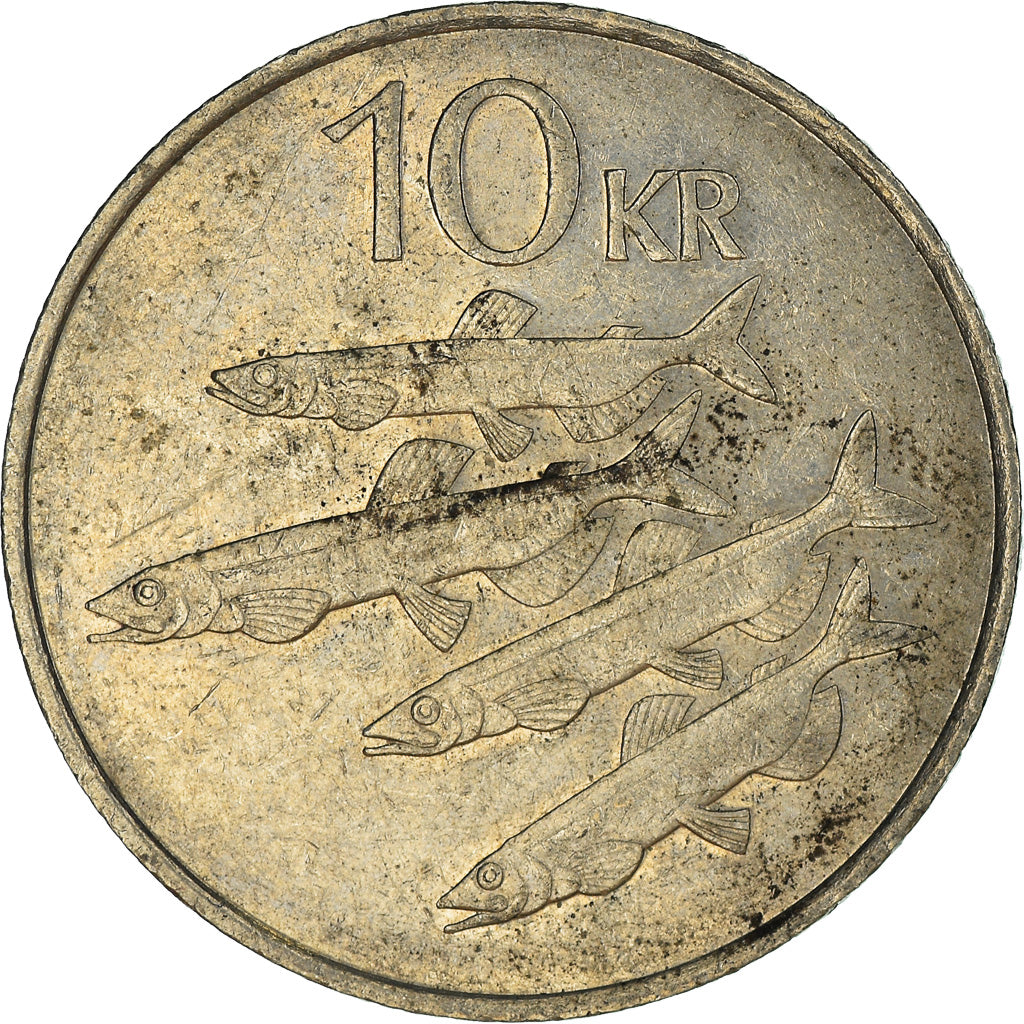 Moneta, Islandia, 10 Kronur