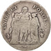 France, Union et Force, 5 Francs, AN 8, Perpignan, VF(20-25), Silver, KM:639.8