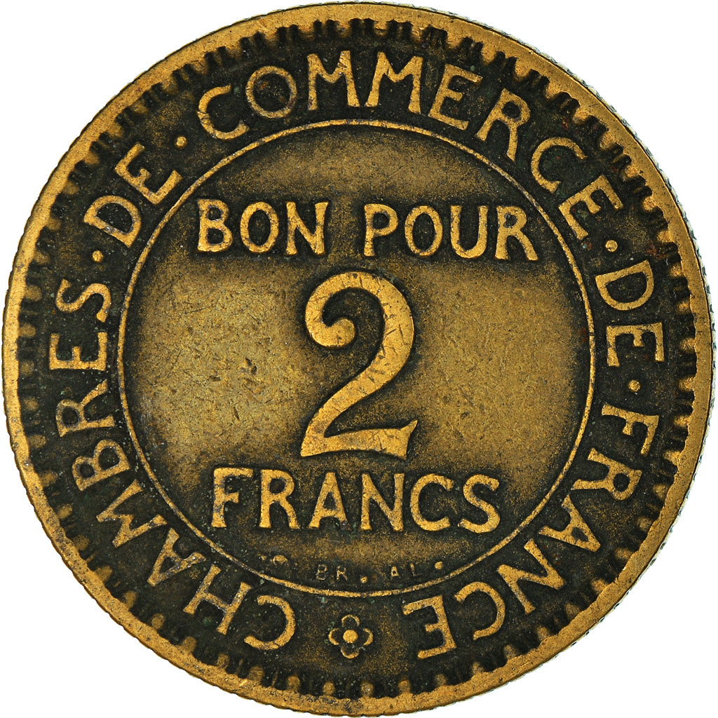 Moneta, Francia, 2 Francs, 1923