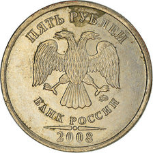 Moeda, Rússia, 5 Roubles, 2008