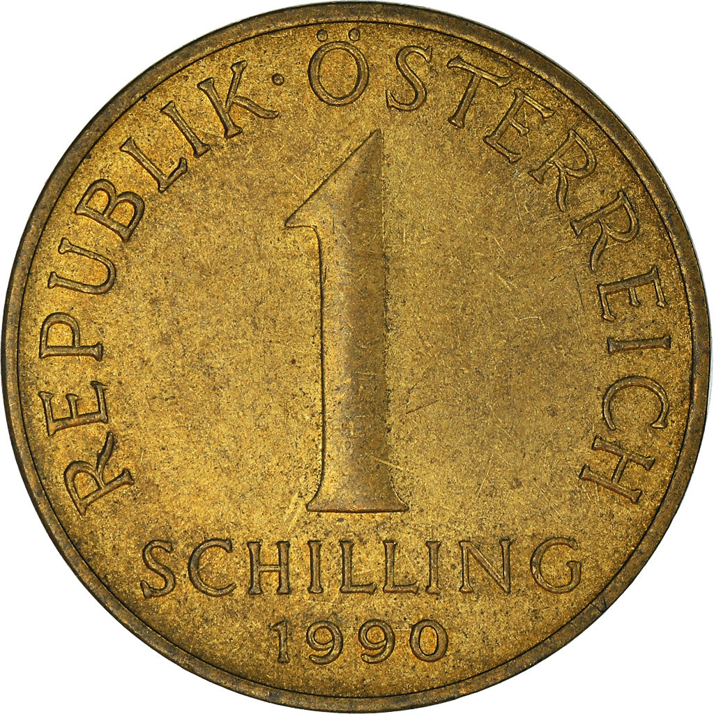 Munten, Oostenrijk, Schilling, 1990