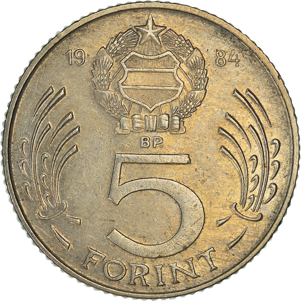 Moneda, Hungría, 5 Forint, 1984