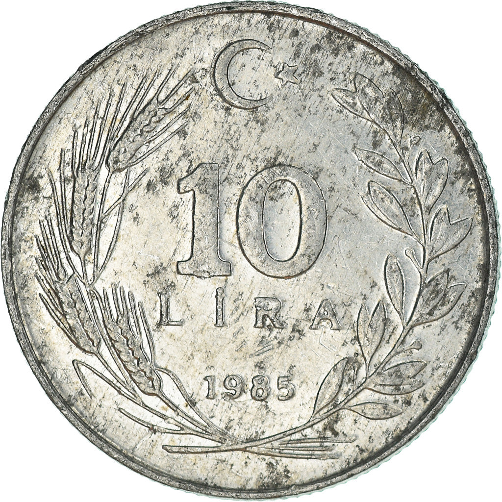 Munten, Turkije, 10 Lira, 1985