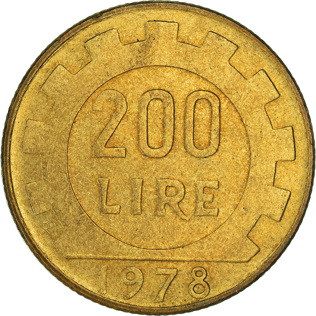 Munten, Italië, 200 Lire, 1978