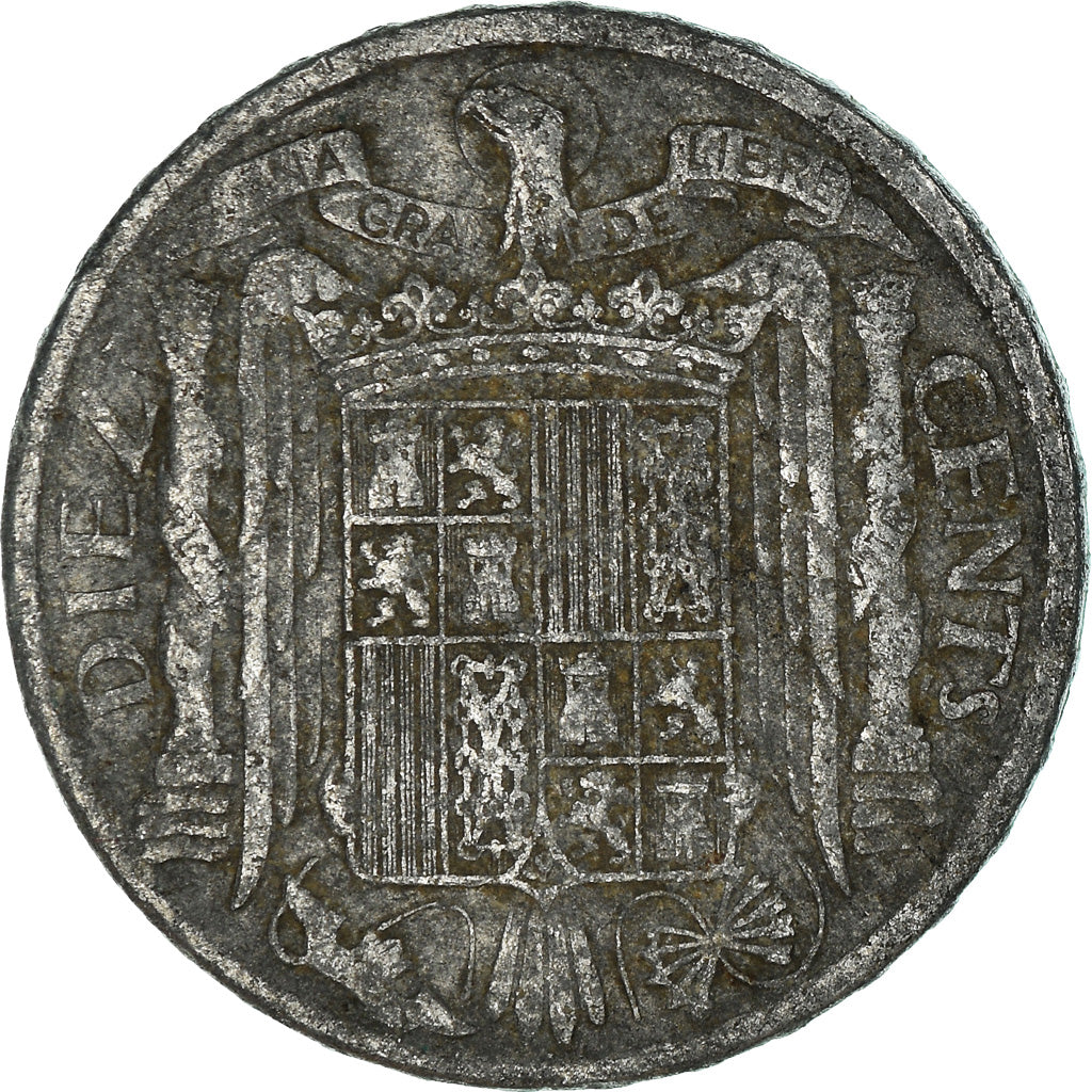 Coin, Spain, 10 Centimos, 1940