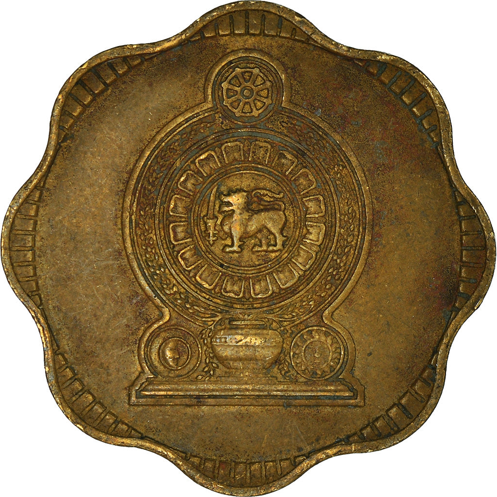 Moneta, Sri Lanka, 10 Cents, 1975