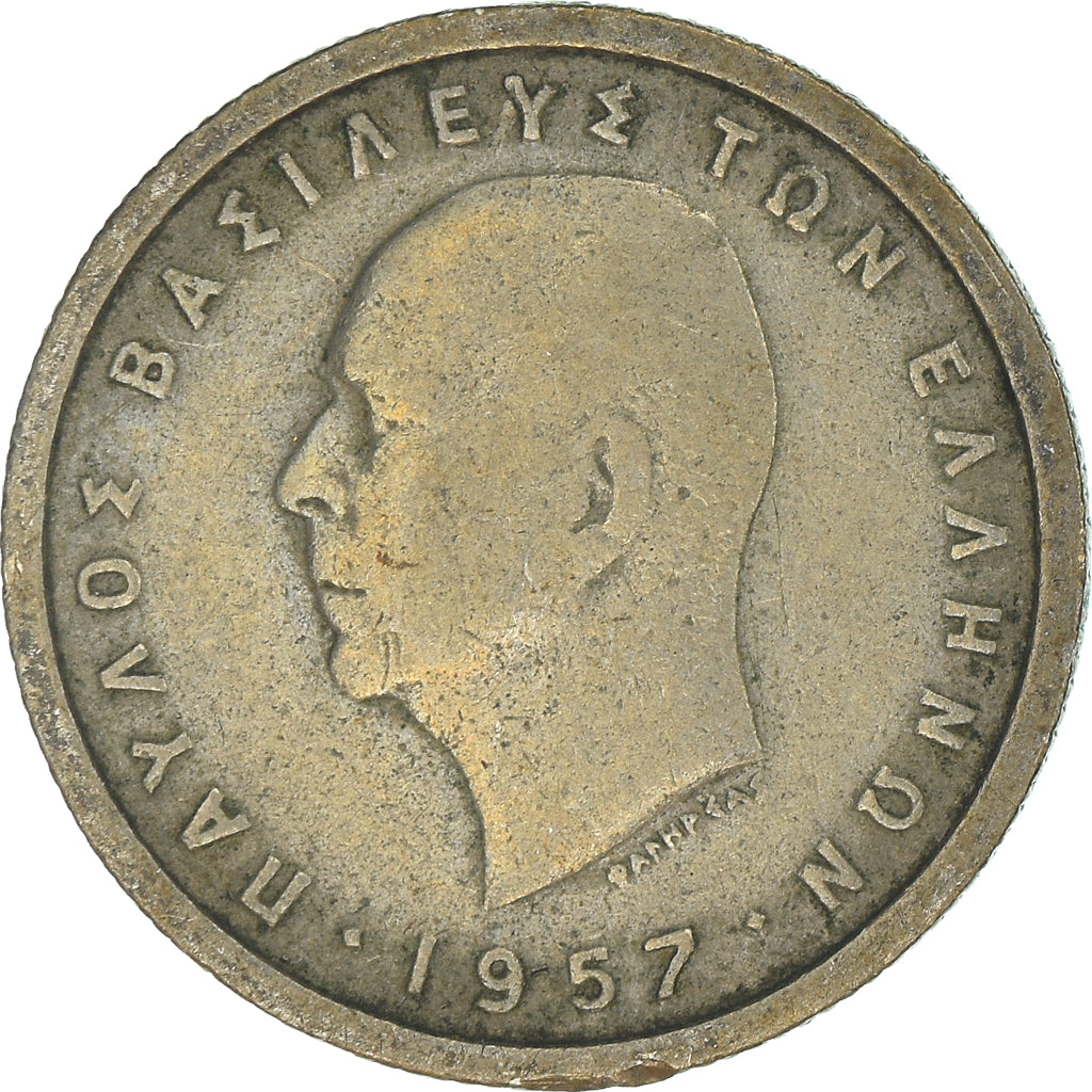 Moneta, Grecia, 50 Lepta, 1957