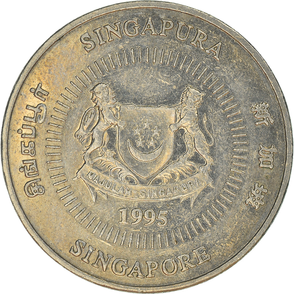 Moneta, Singapore, 50 Cents, 1995