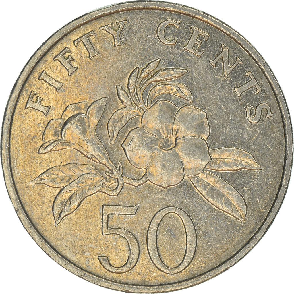 Moneta, Singapore, 50 Cents, 1995