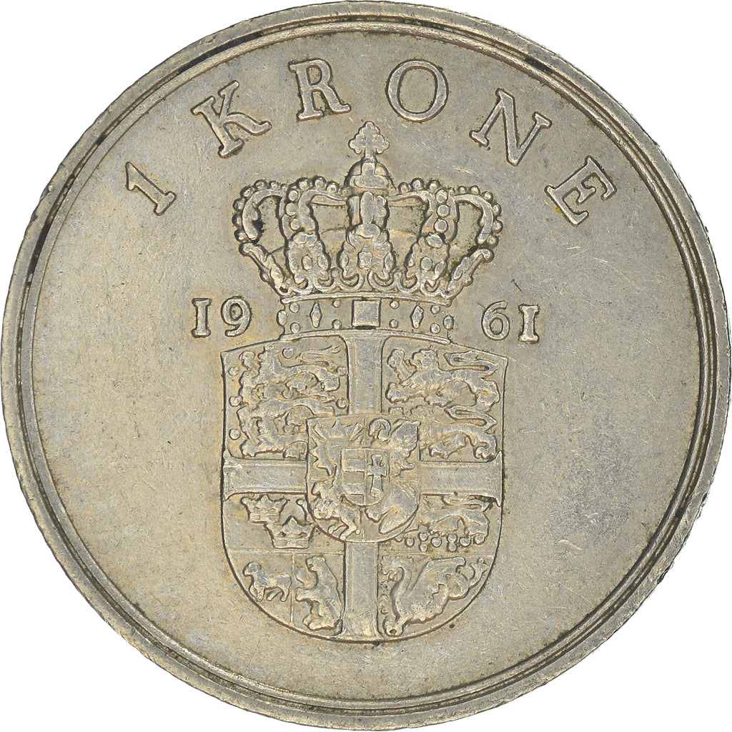 Coin, Denmark, Krone, 1961